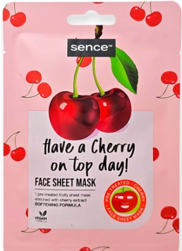 mascarilla facial cereza